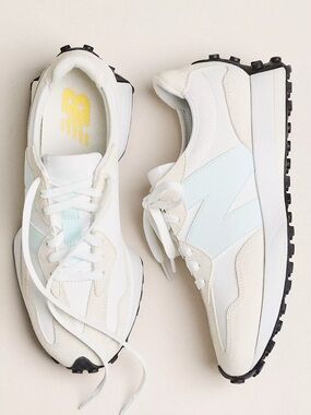 New Balance 327 Sneakers white glint blue